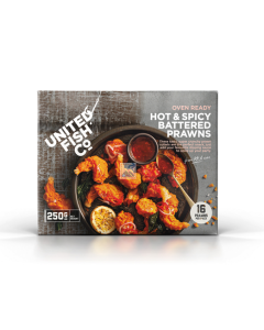 Prawns Hot & Spicy Battered 250g/Frozen