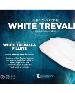 White Trevalla Fillets Skin On Bone In (600-800g) 2.5kg/Frozen