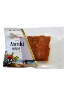 Hot Smoked Aoraki Pohutukawa Salmon 325g Portions/Frozen