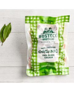 Bostock Organic Chicken Drumsticks 900g Pack/Frozen