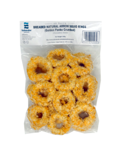 Golden Panko Squid Rings NZ Arrow 500g Retail Packs/Frozen
