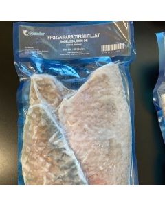 Parrotfish Fillets Skin On Boneless 1kg Pack/Frozen