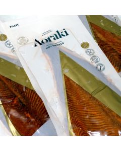 Hot Smoked Aoraki Salmon Fillets Original (800g-1kg) Per 1Kg/Fresh