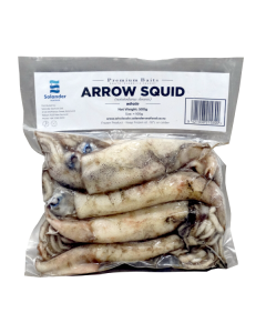 Premium Baits Arrow Squid Whole (-100g) 500g Pack/Frozen