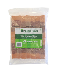 Pacific Paws Pet Food Tuna & Salmon Mince 1kg Pack/Frozen