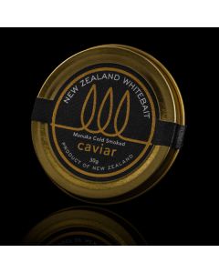 NZ Whitebait Ltd Manuka Smoked Caviar 30g Tin/Frozen