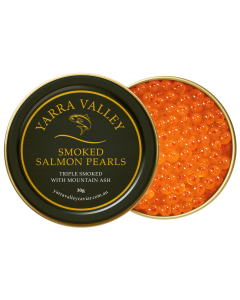 Yarra Valley Salmon Caviar Triple Smoked Pearls 30g/Frozen