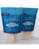 Blue Cod Fillets IQF Skin Off Bone Out 500g/Frozen