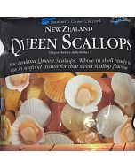 Scallops Queen Whole in Shell 1kg/Frozen 